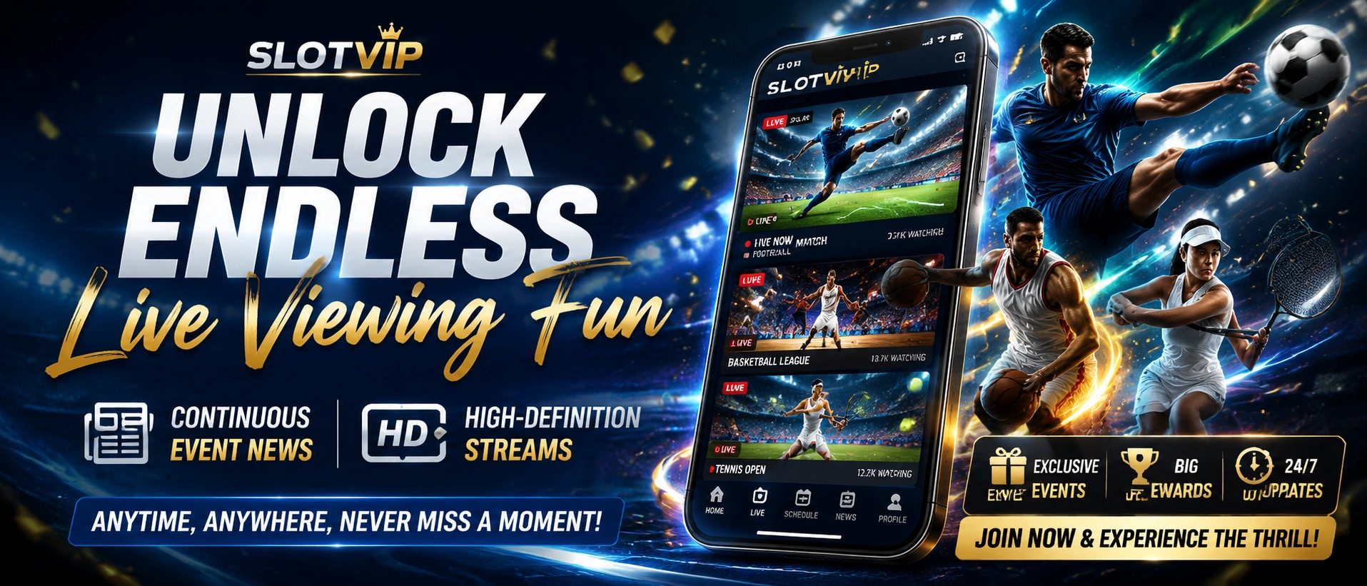 slotvip visual na nagpapakita ng mabilis na account at promo browsing